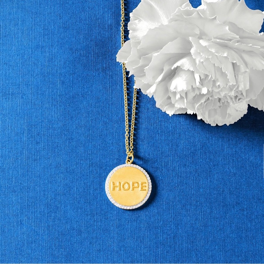 THE HOPE STATEMENT PENDANT NECKLACE